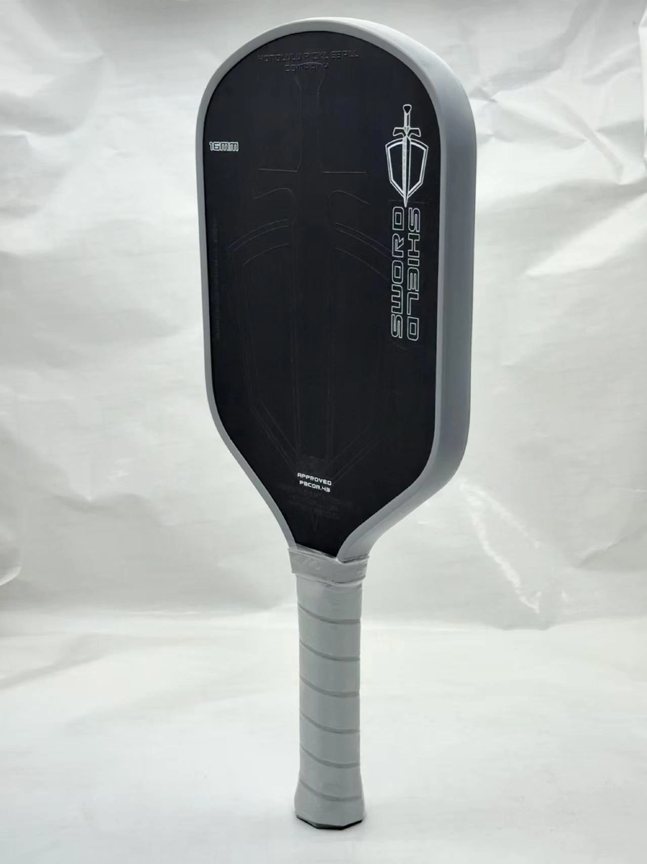 Pickleball Racket 2 Packs Carbon Fiber Pickleball Paddles Set for Training OEM Available-Black
