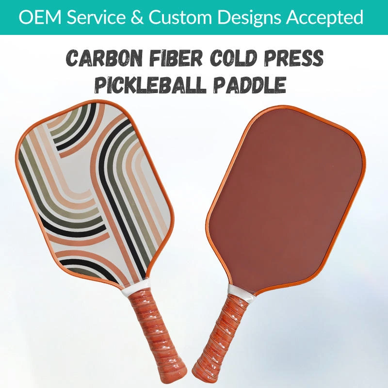 Custom Carbon Fiber Pickleball Paddle USAPA Approved 14mm T700 Cold Press 16mm Graphite Pickleball Racket Matte Surface