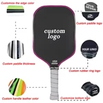 Top Sale Carbon Fiber Pickleball Paddles Set for Racing & Training