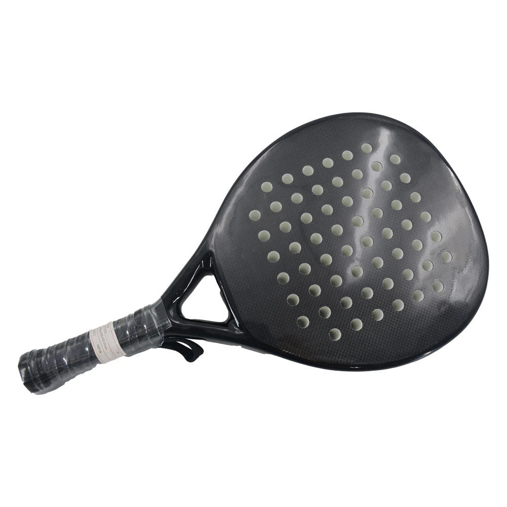 2025 Customized 3K Carbon Fiber Tear Shape Paddle Racket High-Performance Racquets