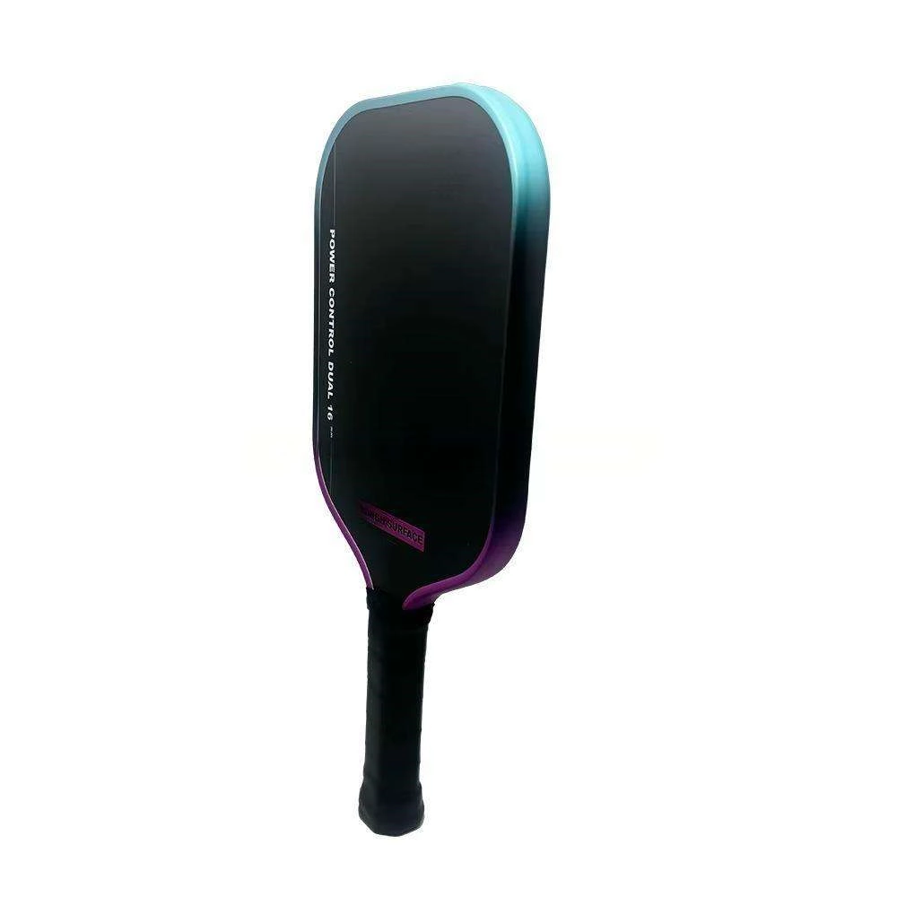 Customized 16mm T700 Thermoformed Carbon Fiber Wide Pickleball Paddle Edgeless Design Honeycomb Children's Entertainment