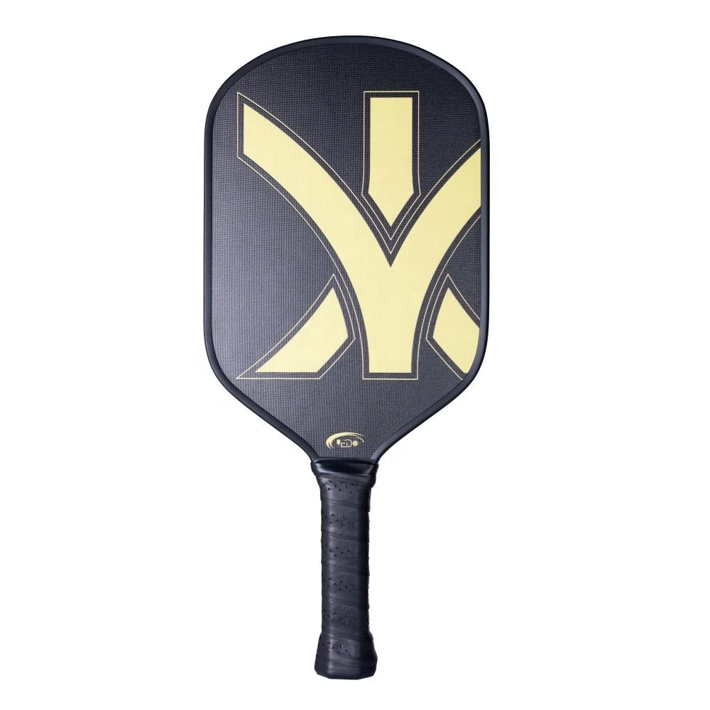 Standard Glass Carbon Fiber Graphite Composite Custom Logo Pickleball Paddle Sets 2 Paddles 4 Balls 1 Bag