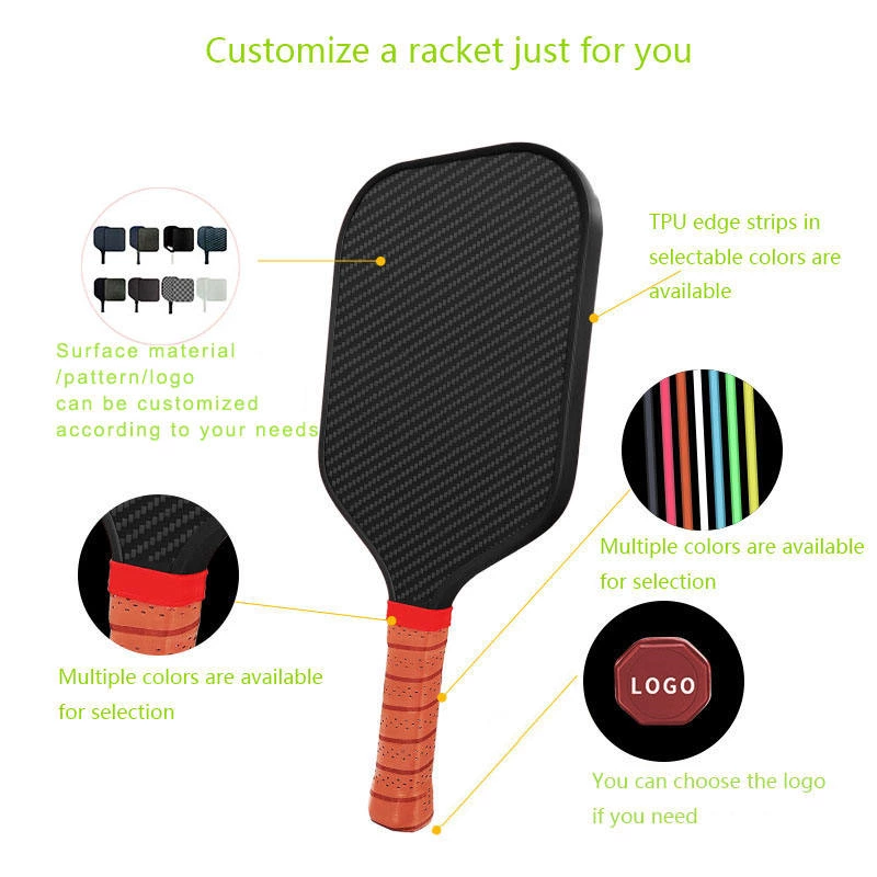 Carbon Fiber Pickleball Paddles Special Racquet for the Match High Quality Racket