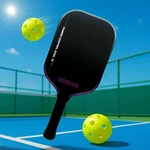 Customized 16mm T700 Thermoformed Carbon Fiber Wide Pickleball Paddle Edgeless Design Honeycomb Children's Entertainment