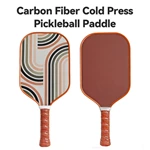 Custom Carbon Fiber Pickleball Paddle USAPA Approved 14mm T700 Cold Press 16mm Graphite Pickleball Racket Matte Surface