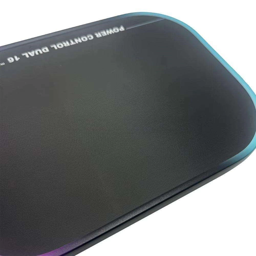 Customized 16mm T700 Thermoformed Carbon Fiber Wide Pickleball Paddle Edgeless Design Honeycomb Children's Entertainment