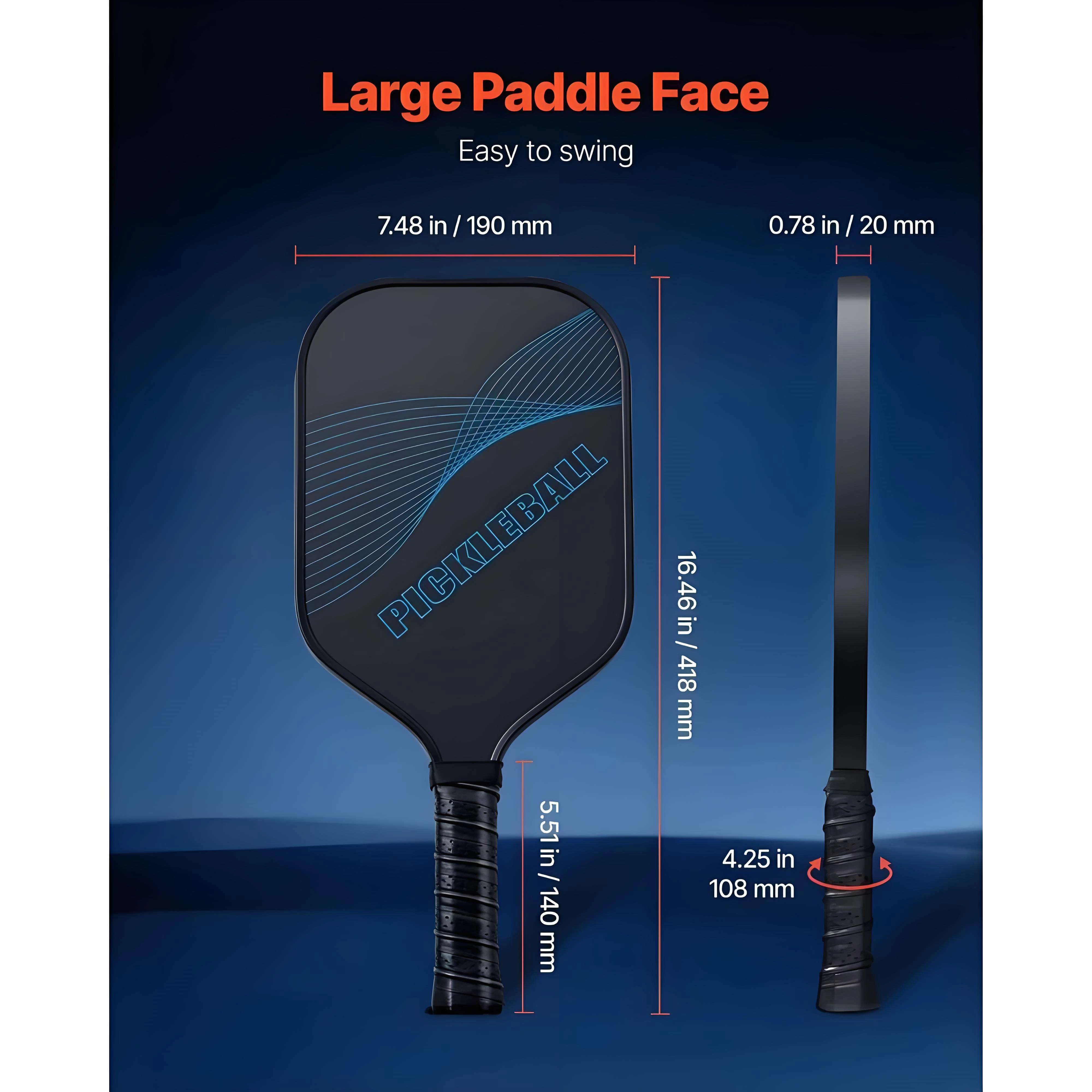 Professional Carbon Fiber Honeycomb Core Pickle Ball Racket Pickleball Paddle