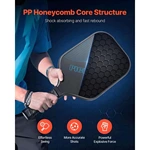 Professional Carbon Fiber Honeycomb Core Pickle Ball Racket Pickleball Paddle