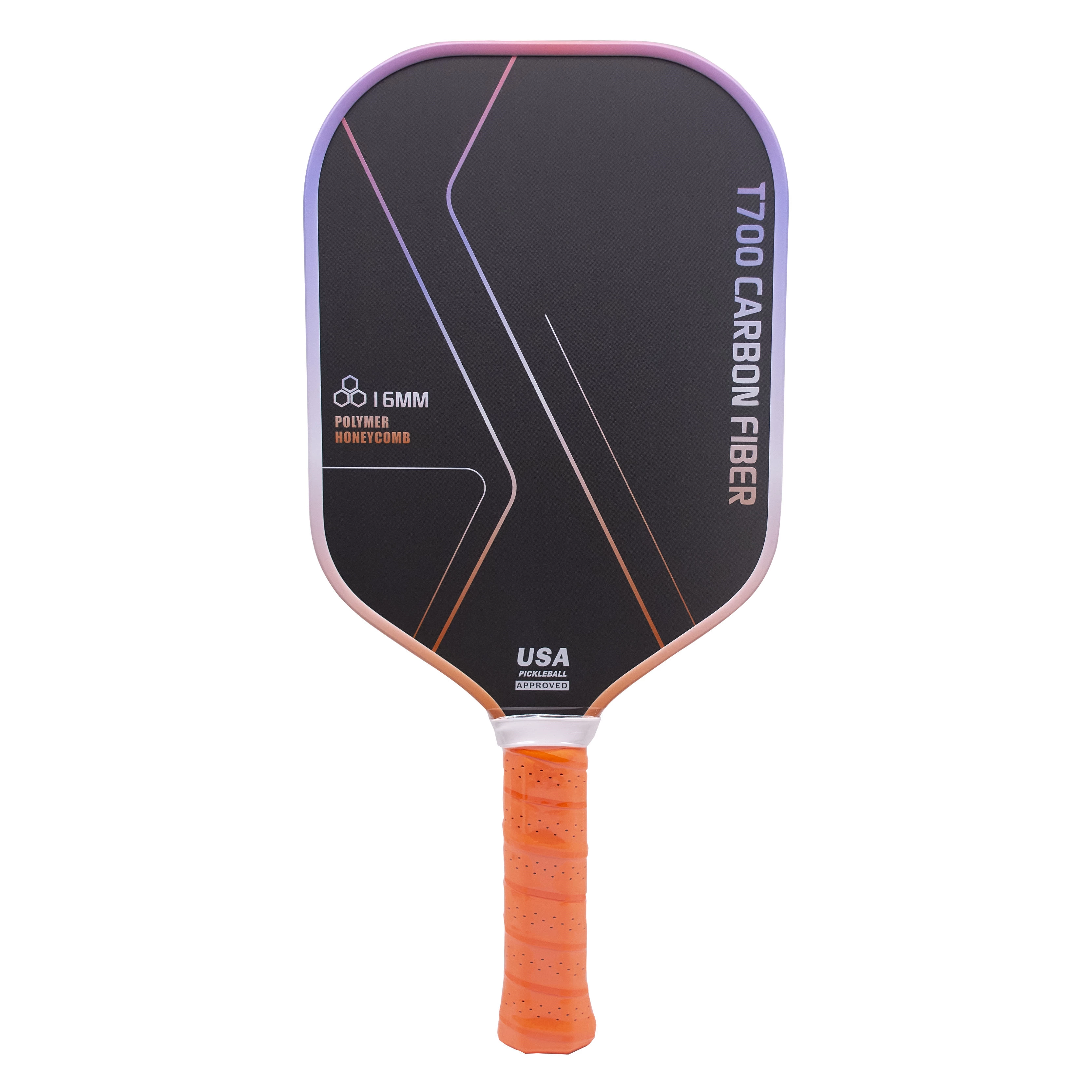 Honeycomb Matrix 16mm Carbon Paddle 16mm Portable Outdoor Pickleball Equipment