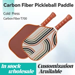 Custom Carbon Fiber Pickleball Paddle USAPA Approved 14mm T700 Cold Press 16mm Graphite Pickleball Racket Matte Surface