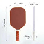 Custom Carbon Fiber Pickleball Paddle USAPA Approved 14mm T700 Cold Press 16mm Graphite Pickleball Racket Matte Surface