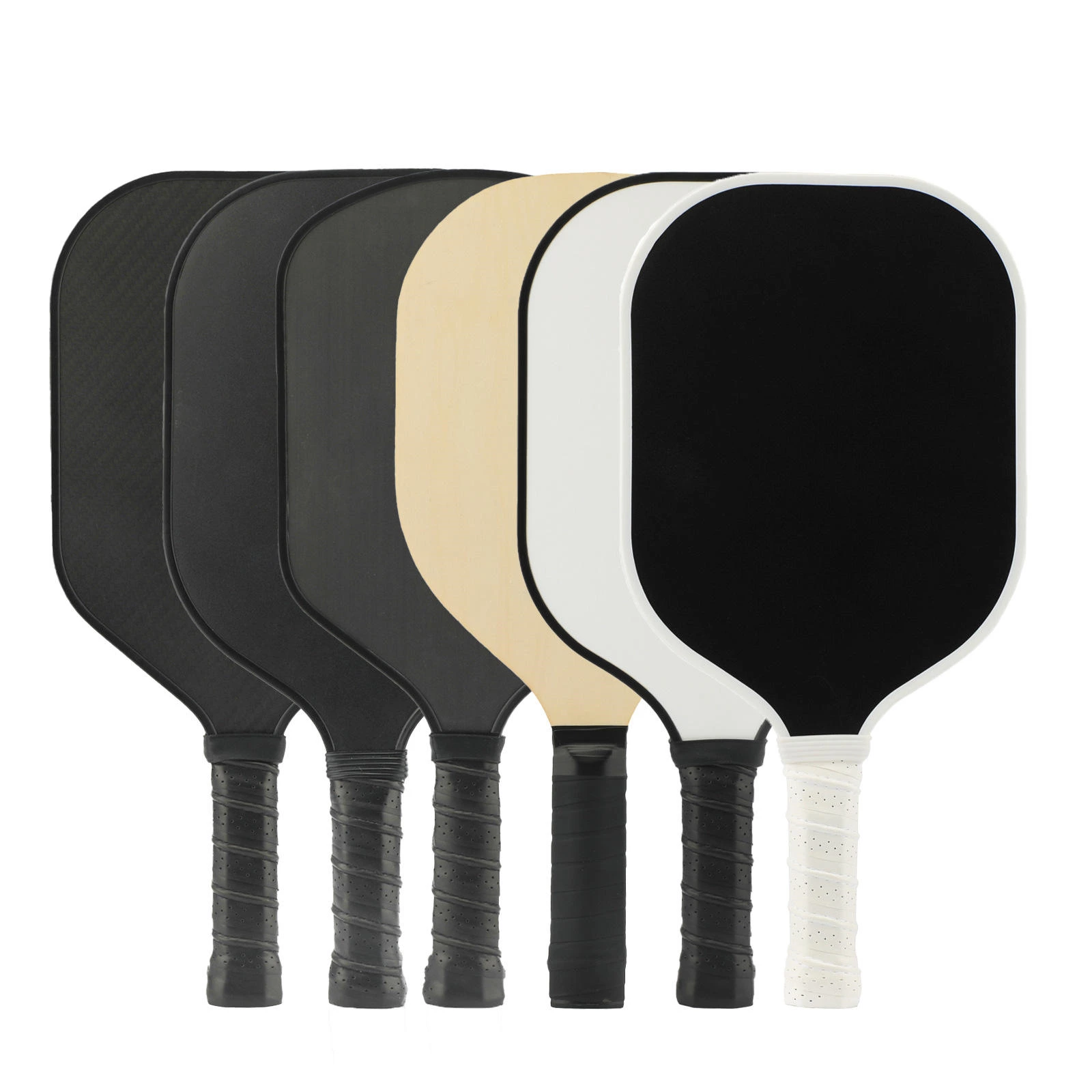 Carbon Fiber Pickleball Paddle with T700 Carbon Fiber Weave Texture & Custom Logo